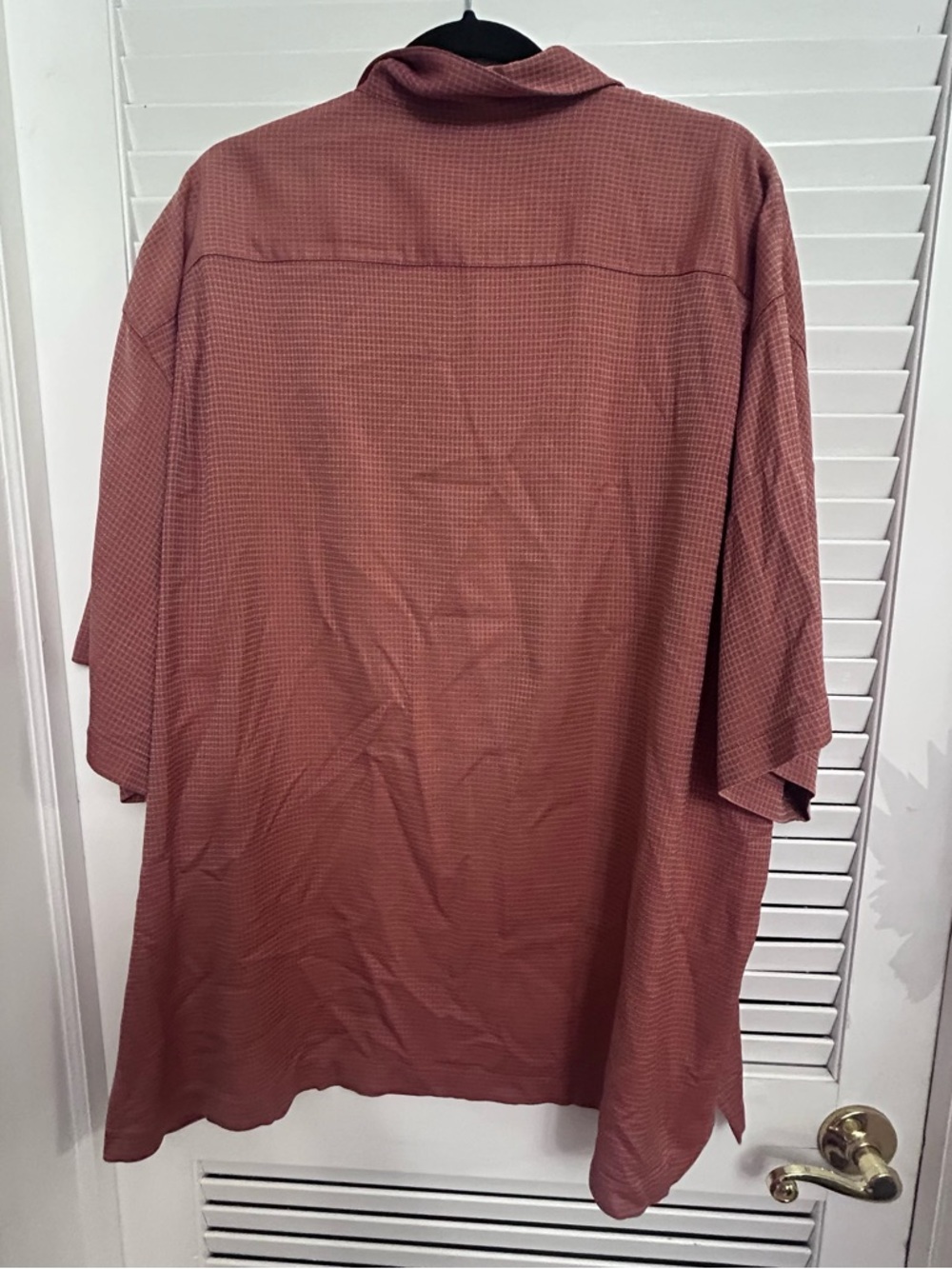 Tommy Bahama 100% Silk Red Stripe Short Sleeve Mens Shirt Sz XXL - Picture 10 of 11